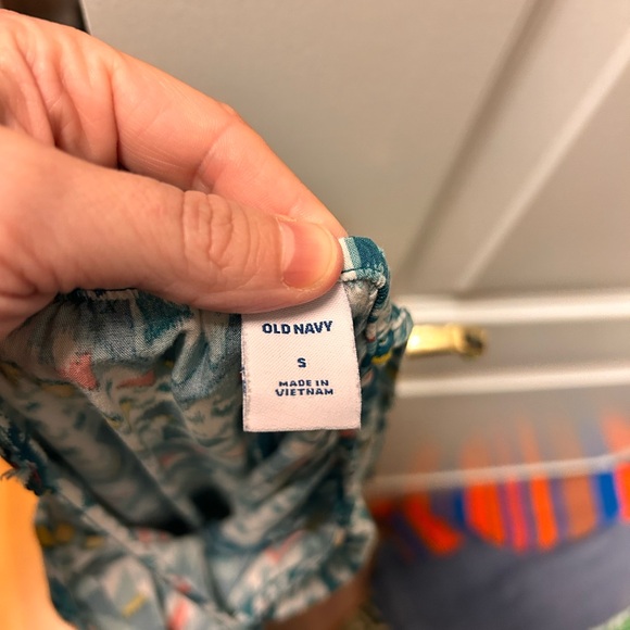 Old Navy Vibrant Teal and Orange Maxi Dress - Picture 2 of 2